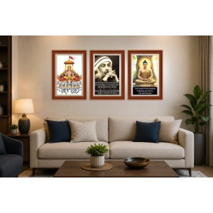 Pack Of 6 Laminated A4 Wall Posters | Spiritual, Motivational & Inspirational Designs | 250 GSM Photo Paper | Water-Resistant | Double-Sided Tape (F39118) Pack Of 6 Laminated A4 Wall Posters | Spiritual, Motivational & Inspirational Designs | 250 GSM Photo Paper | Water-Resistant | Double-Sided Tape (F39118)
