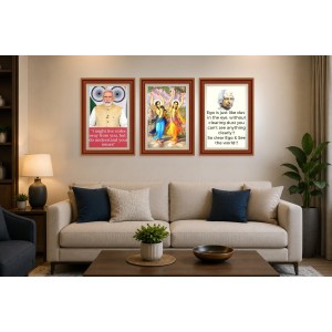 Pack Of 6 Laminated A4 Wall Posters | Spiritual, Motivational & Inspirational Designs | 250 GSM Photo Paper | Water-Resistant | Double-Sided Tape (F39245) Pack Of 6 Laminated A4 Wall Posters | Spiritual, Motivational & Inspirational Designs | 250 GSM Photo Paper | Water-Resistant | Double-Sided Tape (F39245)