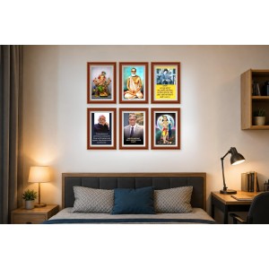 Pack Of 6 Laminated A4 Wall Posters | Spiritual, Motivational & Inspirational Designs | 250 GSM Photo Paper | Water-Resistant | Double-Sided Tape (F39184) Pack Of 6 Laminated A4 Wall Posters | Spiritual, Motivational & Inspirational Designs | 250 GSM Photo Paper | Water-Resistant | Double-Sided Tape (F39184)