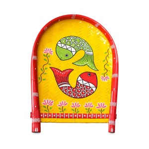 Handcrafted Bamboo Kulo Wall Decor with Hand-Painted Fish Art | Traditional Bengali Folk Art Decorative Bamboo Soop | Eco-Friendly Wall Hanging for Living Room, Entrance, Office & Home Décor Handcrafted Bamboo Kulo Wall Decor with Hand-Painted Fish Art | Traditional Bengali Folk Art Decorative Bamboo Soop | Eco-Friendly Wall Hanging for Living Room, Entrance, Office & Home Décor
