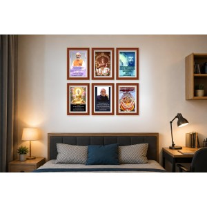Pack Of 6 Laminated A4 Wall Posters | Spiritual, Motivational & Inspirational Designs | 250 GSM Photo Paper | Water-Resistant | Double-Sided Tape (F39242) Pack Of 6 Laminated A4 Wall Posters | Spiritual, Motivational & Inspirational Designs | 250 GSM Photo Paper | Water-Resistant | Double-Sided Tape (F39242)