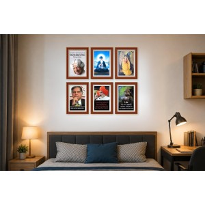 Pack Of 6 Laminated A4 Wall Posters | Spiritual, Motivational & Inspirational Designs | 250 GSM Photo Paper | Water-Resistant | Double-Sided Tape (F38981) Pack Of 6 Laminated A4 Wall Posters | Spiritual, Motivational & Inspirational Designs | 250 GSM Photo Paper | Water-Resistant | Double-Sided Tape (F38981)