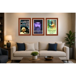 Pack Of 6 Laminated A4 Wall Posters | Spiritual, Motivational & Inspirational Designs | 250 GSM Photo Paper | Water-Resistant | Double-Sided Tape (F38954) Pack Of 6 Laminated A4 Wall Posters | Spiritual, Motivational & Inspirational Designs | 250 GSM Photo Paper | Water-Resistant | Double-Sided Tape (F38954)