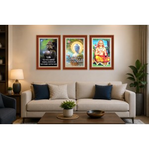 Pack Of 6 Laminated A4 Wall Posters | Spiritual, Motivational & Inspirational Designs | 250 GSM Photo Paper | Water-Resistant | Double-Sided Tape (F39258) Pack Of 6 Laminated A4 Wall Posters | Spiritual, Motivational & Inspirational Designs | 250 GSM Photo Paper | Water-Resistant | Double-Sided Tape (F39258)