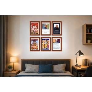 Pack Of 6 Laminated A4 Wall Posters | Spiritual, Motivational & Inspirational Designs | 250 GSM Photo Paper | Water-Resistant | Double-Sided Tape (F39206) Pack Of 6 Laminated A4 Wall Posters | Spiritual, Motivational & Inspirational Designs | 250 GSM Photo Paper | Water-Resistant | Double-Sided Tape (F39206)