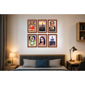 Pack Of 6 Laminated A4 Wall Posters | Spiritual, Motivational & Inspirational Designs | 250 GSM Photo Paper | Water-Resistant | Double-Sided Tape (F38991) Pack Of 6 Laminated A4 Wall Posters | Spiritual, Motivational & Inspirational Designs | 250 GSM Photo Paper | Water-Resistant | Double-Sided Tape (F38991)