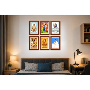Pack Of 6 Laminated A4 Wall Posters | Spiritual, Motivational & Inspirational Designs | 250 GSM Photo Paper | Water-Resistant | Double-Sided Tape (F39385) Pack Of 6 Laminated A4 Wall Posters | Spiritual, Motivational & Inspirational Designs | 250 GSM Photo Paper | Water-Resistant | Double-Sided Tape (F39385)