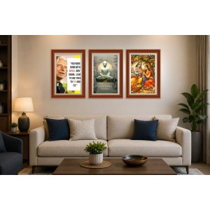 Pack Of 6 Laminated A4 Wall Posters | Spiritual, Motivational & Inspirational Designs | 250 GSM Photo Paper | Water-Resistant | Double-Sided Tape (F39422) Pack Of 6 Laminated A4 Wall Posters | Spiritual, Motivational & Inspirational Designs | 250 GSM Photo Paper | Water-Resistant | Double-Sided Tape (F39422)