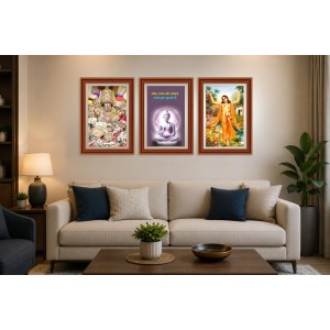 Pack Of 6 Laminated A4 Wall Posters | Spiritual, Motivational & Inspirational Designs | 250 GSM Photo Paper | Water-Resistant | Double-Sided Tape (F39373) Pack Of 6 Laminated A4 Wall Posters | Spiritual, Motivational & Inspirational Designs | 250 GSM Photo Paper | Water-Resistant | Double-Sided Tape (F39373)