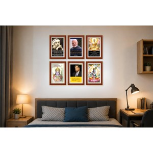 Pack Of 6 Laminated A4 Wall Posters | Spiritual, Motivational & Inspirational Designs | 250 GSM Photo Paper | Water-Resistant | Double-Sided Tape (F39397) Pack Of 6 Laminated A4 Wall Posters | Spiritual, Motivational & Inspirational Designs | 250 GSM Photo Paper | Water-Resistant | Double-Sided Tape (F39397)