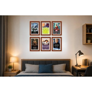 Pack Of 6 Laminated A4 Wall Posters | Spiritual, Motivational & Inspirational Designs | 250 GSM Photo Paper | Water-Resistant | Double-Sided Tape (F38994) Pack Of 6 Laminated A4 Wall Posters | Spiritual, Motivational & Inspirational Designs | 250 GSM Photo Paper | Water-Resistant | Double-Sided Tape (F38994)