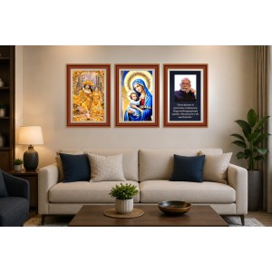 Pack Of 6 Laminated A4 Wall Posters | Spiritual, Motivational & Inspirational Designs | 250 GSM Photo Paper | Water-Resistant | Double-Sided Tape (F38969)