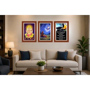 Pack Of 6 Laminated A4 Wall Posters | Spiritual, Motivational & Inspirational Designs | 250 GSM Photo Paper | Water-Resistant | Double-Sided Tape (F38984) Pack Of 6 Laminated A4 Wall Posters | Spiritual, Motivational & Inspirational Designs | 250 GSM Photo Paper | Water-Resistant | Double-Sided Tape (F38984)