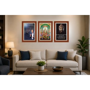 Pack Of 6 Laminated A4 Wall Posters | Spiritual, Motivational & Inspirational Designs | 250 GSM Photo Paper | Water-Resistant | Double-Sided Tape (F38956) Pack Of 6 Laminated A4 Wall Posters | Spiritual, Motivational & Inspirational Designs | 250 GSM Photo Paper | Water-Resistant | Double-Sided Tape (F38956)