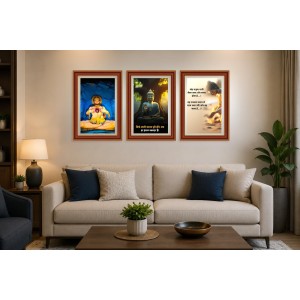 Pack Of 6 Laminated A4 Wall Posters | Spiritual, Motivational & Inspirational Designs | 250 GSM Photo Paper | Water-Resistant | Double-Sided Tape (F39073) Pack Of 6 Laminated A4 Wall Posters | Spiritual, Motivational & Inspirational Designs | 250 GSM Photo Paper | Water-Resistant | Double-Sided Tape (F39073)