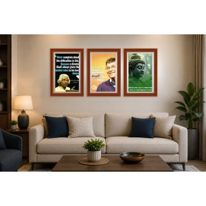 Pack Of 6 Laminated A4 Wall Posters | Spiritual, Motivational & Inspirational Designs | 250 GSM Photo Paper | Water-Resistant | Double-Sided Tape (F38950) Pack Of 6 Laminated A4 Wall Posters | Spiritual, Motivational & Inspirational Designs | 250 GSM Photo Paper | Water-Resistant | Double-Sided Tape (F38950)
