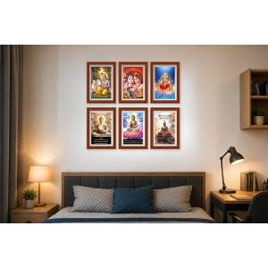 Pack Of 6 Laminated A4 Wall Posters | Spiritual, Motivational & Inspirational Designs | 250 GSM Photo Paper | Water-Resistant | Double-Sided Tape (F39000) Pack Of 6 Laminated A4 Wall Posters | Spiritual, Motivational & Inspirational Designs | 250 GSM Photo Paper | Water-Resistant | Double-Sided Tape (F39000)