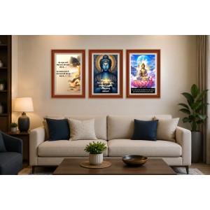 Pack Of 6 Laminated A4 Wall Posters | Spiritual, Motivational & Inspirational Designs | 250 GSM Photo Paper | Water-Resistant | Double-Sided Tape (F39452) Pack Of 6 Laminated A4 Wall Posters | Spiritual, Motivational & Inspirational Designs | 250 GSM Photo Paper | Water-Resistant | Double-Sided Tape (F39452)