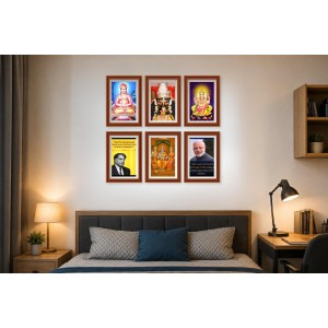 Pack Of 6 Laminated A4 Wall Posters | Spiritual, Motivational & Inspirational Designs | 250 GSM Photo Paper | Water-Resistant | Double-Sided Tape (F39081) Pack Of 6 Laminated A4 Wall Posters | Spiritual, Motivational & Inspirational Designs | 250 GSM Photo Paper | Water-Resistant | Double-Sided Tape (F39081)
