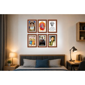 Pack Of 6 Laminated A4 Wall Posters | Spiritual, Motivational & Inspirational Designs | 250 GSM Photo Paper | Water-Resistant | Double-Sided Tape (F39365) Pack Of 6 Laminated A4 Wall Posters | Spiritual, Motivational & Inspirational Designs | 250 GSM Photo Paper | Water-Resistant | Double-Sided Tape (F39365)