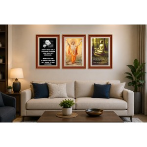 Pack Of 6 Laminated A4 Wall Posters | Spiritual, Motivational & Inspirational Designs | 250 GSM Photo Paper | Water-Resistant | Double-Sided Tape (F39367) Pack Of 6 Laminated A4 Wall Posters | Spiritual, Motivational & Inspirational Designs | 250 GSM Photo Paper | Water-Resistant | Double-Sided Tape (F39367)