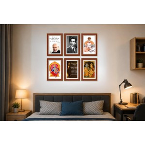 Pack Of 6 Laminated A4 Wall Posters | Spiritual, Motivational & Inspirational Designs | 250 GSM Photo Paper | Water-Resistant | Double-Sided Tape (F39001) Pack Of 6 Laminated A4 Wall Posters | Spiritual, Motivational & Inspirational Designs | 250 GSM Photo Paper | Water-Resistant | Double-Sided Tape (F39001)