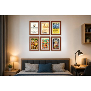 Pack Of 6 Laminated A4 Wall Posters | Spiritual, Motivational & Inspirational Designs | 250 GSM Photo Paper | Water-Resistant | Double-Sided Tape (F39200) Pack Of 6 Laminated A4 Wall Posters | Spiritual, Motivational & Inspirational Designs | 250 GSM Photo Paper | Water-Resistant | Double-Sided Tape (F39200)