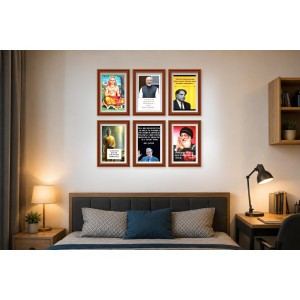 Pack Of 6 Laminated A4 Wall Posters | Spiritual, Motivational & Inspirational Designs | 250 GSM Photo Paper | Water-Resistant | Double-Sided Tape (F39428) Pack Of 6 Laminated A4 Wall Posters | Spiritual, Motivational & Inspirational Designs | 250 GSM Photo Paper | Water-Resistant | Double-Sided Tape (F39428)