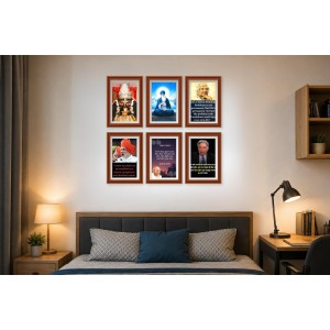 Pack Of 6 Laminated A4 Wall Posters | Spiritual, Motivational & Inspirational Designs | 250 GSM Photo Paper | Water-Resistant | Double-Sided Tape (F39069) Pack Of 6 Laminated A4 Wall Posters | Spiritual, Motivational & Inspirational Designs | 250 GSM Photo Paper | Water-Resistant | Double-Sided Tape (F39069)