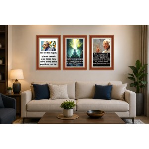 Pack Of 6 Laminated A4 Wall Posters | Spiritual, Motivational & Inspirational Designs | 250 GSM Photo Paper | Water-Resistant | Double-Sided Tape (F38949) Pack Of 6 Laminated A4 Wall Posters | Spiritual, Motivational & Inspirational Designs | 250 GSM Photo Paper | Water-Resistant | Double-Sided Tape (F38949)