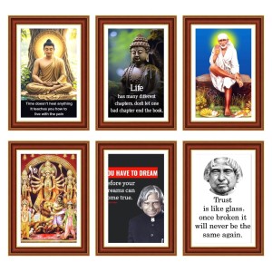 Pack Of 6 Laminated A4 Wall Posters | Spiritual, Motivational & Inspirational Designs | 250 GSM Photo Paper | Water-Resistant | Double-Sided Tape (F39165) Pack Of 6 Laminated A4 Wall Posters | Spiritual, Motivational & Inspirational Designs | 250 GSM Photo Paper | Water-Resistant | Double-Sided Tape (F39165)