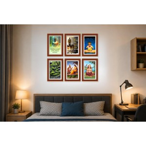Pack Of 6 Laminated A4 Wall Posters | Spiritual, Motivational & Inspirational Designs | 250 GSM Photo Paper | Water-Resistant | Double-Sided Tape (F39027) Pack Of 6 Laminated A4 Wall Posters | Spiritual, Motivational & Inspirational Designs | 250 GSM Photo Paper | Water-Resistant | Double-Sided Tape (F39027)