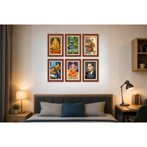 Pack Of 6 Laminated A4 Wall Posters | Spiritual, Motivational & Inspirational Designs | 250 GSM Photo Paper | Water-Resistant | Double-Sided Tape (F39236) Pack Of 6 Laminated A4 Wall Posters | Spiritual, Motivational & Inspirational Designs | 250 GSM Photo Paper | Water-Resistant | Double-Sided Tape (F39236)