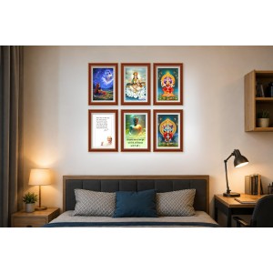 Pack Of 6 Laminated A4 Wall Posters | Spiritual, Motivational & Inspirational Designs | 250 GSM Photo Paper | Water-Resistant | Double-Sided Tape (F39429) Pack Of 6 Laminated A4 Wall Posters | Spiritual, Motivational & Inspirational Designs | 250 GSM Photo Paper | Water-Resistant | Double-Sided Tape (F39429)