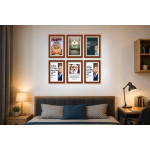 Pack Of 6 Laminated A4 Wall Posters | Spiritual, Motivational & Inspirational Designs | 250 GSM Photo Paper | Water-Resistant | Double-Sided Tape (F39089) Pack Of 6 Laminated A4 Wall Posters | Spiritual, Motivational & Inspirational Designs | 250 GSM Photo Paper | Water-Resistant | Double-Sided Tape (F39089)