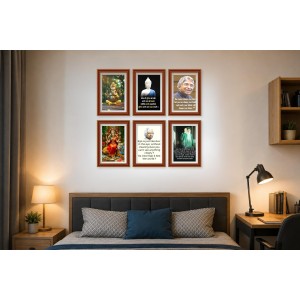 Pack Of 6 Laminated A4 Wall Posters | Spiritual, Motivational & Inspirational Designs | 250 GSM Photo Paper | Water-Resistant | Double-Sided Tape (F39072) Pack Of 6 Laminated A4 Wall Posters | Spiritual, Motivational & Inspirational Designs | 250 GSM Photo Paper | Water-Resistant | Double-Sided Tape (F39072)