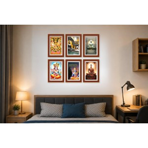Pack Of 6 Laminated A4 Wall Posters | Spiritual, Motivational & Inspirational Designs | 250 GSM Photo Paper | Water-Resistant | Double-Sided Tape (F39369) Pack Of 6 Laminated A4 Wall Posters | Spiritual, Motivational & Inspirational Designs | 250 GSM Photo Paper | Water-Resistant | Double-Sided Tape (F39369)