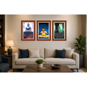 Pack Of 6 Laminated A4 Wall Posters | Spiritual, Motivational & Inspirational Designs | 250 GSM Photo Paper | Water-Resistant | Double-Sided Tape (F39423) Pack Of 6 Laminated A4 Wall Posters | Spiritual, Motivational & Inspirational Designs | 250 GSM Photo Paper | Water-Resistant | Double-Sided Tape (F39423)