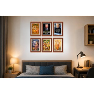 Pack Of 6 Laminated A4 Wall Posters | Spiritual, Motivational & Inspirational Designs | 250 GSM Photo Paper | Water-Resistant | Double-Sided Tape (F39162) Pack Of 6 Laminated A4 Wall Posters | Spiritual, Motivational & Inspirational Designs | 250 GSM Photo Paper | Water-Resistant | Double-Sided Tape (F39162)