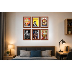 Pack Of 6 Laminated A4 Wall Posters | Spiritual, Motivational & Inspirational Designs | 250 GSM Photo Paper | Water-Resistant | Double-Sided Tape (F39054) Pack Of 6 Laminated A4 Wall Posters | Spiritual, Motivational & Inspirational Designs | 250 GSM Photo Paper | Water-Resistant | Double-Sided Tape (F39054)
