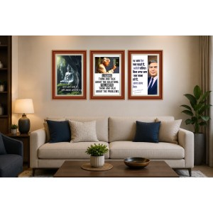 Pack Of 6 Laminated A4 Wall Posters | Spiritual, Motivational & Inspirational Designs | 250 GSM Photo Paper | Water-Resistant | Double-Sided Tape (F39143) Pack Of 6 Laminated A4 Wall Posters | Spiritual, Motivational & Inspirational Designs | 250 GSM Photo Paper | Water-Resistant | Double-Sided Tape (F39143)