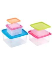 Hitech Joyo Fresia Container 5 Pcs Set (1,2,3,4,5) TR PL Shrink+Multi Colour