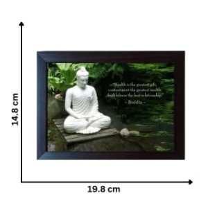 Hitech Buddha(Gautam Buddha Bhagwan) Quote Photo Frame | Motivational Quotes Poster for Bedroom, Living Room, Study Room, Kids Hitech Buddha(Gautam Buddha Bhagwan) Quote Photo Frame | Motivational Quotes Poster for Bedroom, Living Room, Study Room, Kids