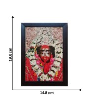 Hitech Sales Tara Maa Photo Frame, Brown,1 Piece for Wall, Temple, Outdoor Spaces Home Decor, Gifts (PVC Frame, 8 x 6 inch)