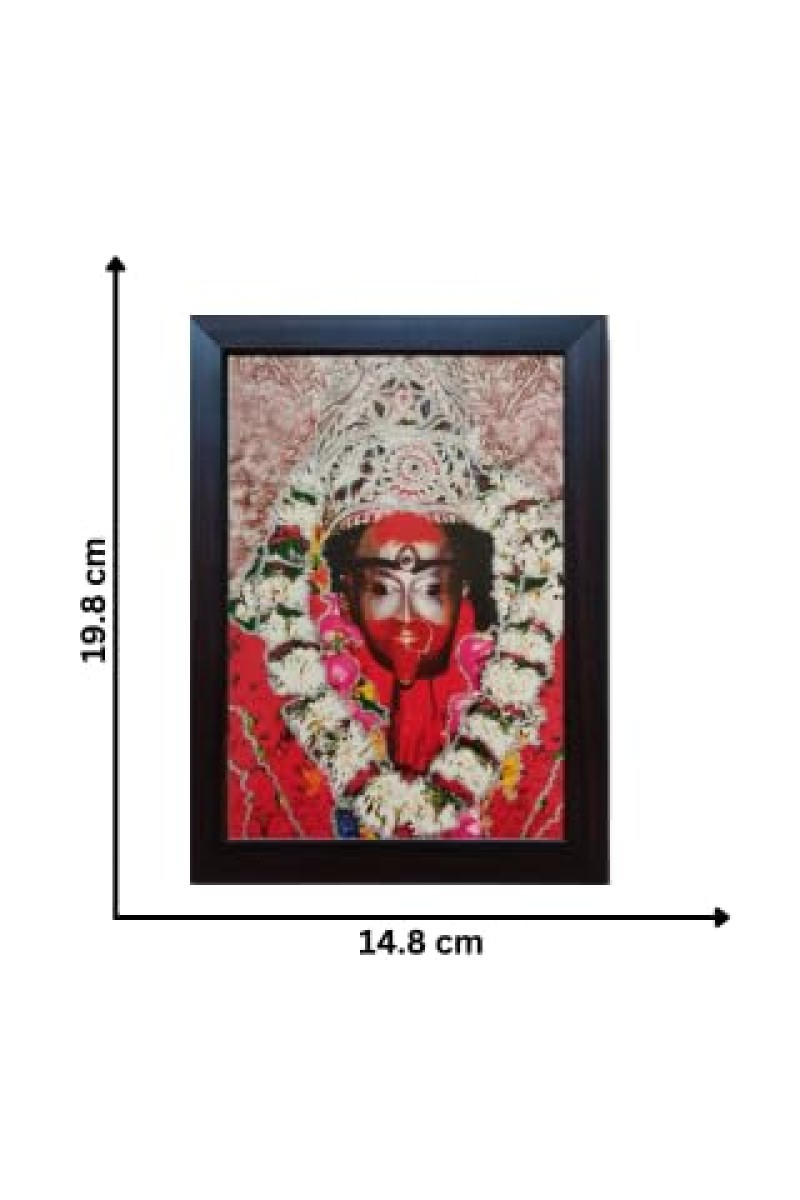 Hitech Sales Tara Maa Photo Frame, Brown,1 Piece for Wall, Temple, Outdoor Spaces Home Decor, Gifts (PVC Frame, 8 x 6 inch)