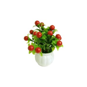 Hitech Artificial Flower Pot Red Cherry Tableware Home Decor Living Room Shop Office Bed Room Washroom & Gift Artificial Plant with Pot Pack of 1 (Red & Green) Hitech Artificial Flower Pot Red Cherry Tableware Home Decor Living Room Shop Office Bed Room Washroom & Gift Artificial Plant with Pot Pack of 1 (Red & Green)