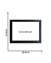 Hitech Bhagwan Ram Laminated Photo Frame || for Table, Study & Living Room, Pooja, Gifts || Divine Blessings for Your Home || Synthetic Wood Base and Front Face - Glass || 8 x 6 inch