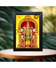 Hitech Murugan Swamy/Lord Murugan Laminated Photo Frame for Table, Study & Living Room, Gifts : Divine Blessings for Your Home (Plywood Base and Front Glass, 8 x 6 inch)