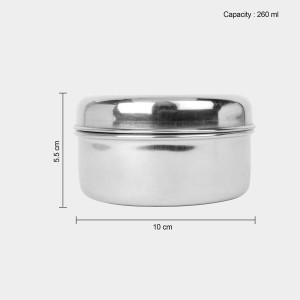 Stainless Steel Storage Container with Lid | Multipurpose Dabba for Kitchen | Food Grade Steel Box for Grains, Snacks, and Sweets (Size Medium) Stainless Steel Storage Container with Lid | Multipurpose Dabba for Kitchen | Food Grade Steel Box for Grains, Snacks, and Sweets (Size Medium)
