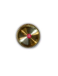 Hitech Small Golden Brass Puja Plate Or Thali for Home, Office, Temple Puja